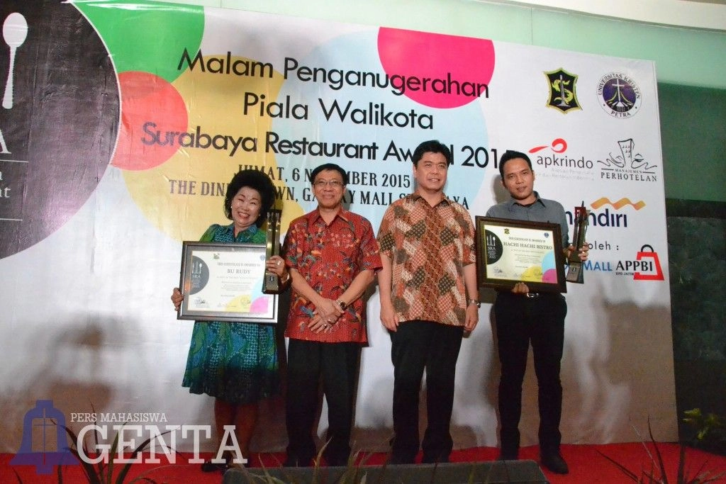 Surabaya Restaurant Award 2015 dan Tangis Bu Rudy