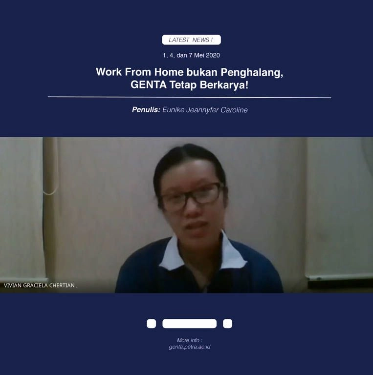 Work From Home bukan Penghalang, GENTA Tetap Berkarya!